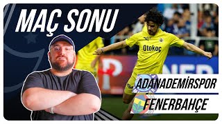 Adana Demirspor  Fenerbahçe  Maç Sonu Değerlendirmesi [upl. by Furtek467]