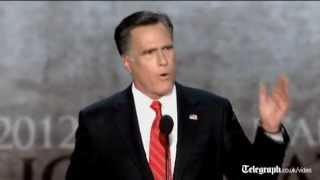 Mitt Romney speech highlights Republican candidate accepts presidential nomination [upl. by Hayikat987]