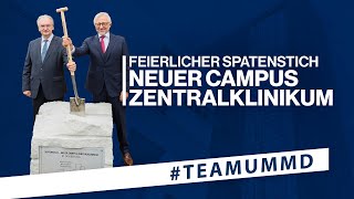 Feierlicher Spatenstich quotNeuer Campus Zentralklinikumquot [upl. by Anilorak]