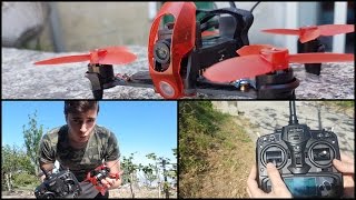 Drone MINI racing fpv  Prova Walkera Rodeo 110 ita [upl. by Otirecul]