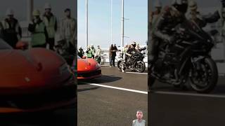 Lamborghini vs h2r automobile h2rshow ninjah2rlover ninjah2rtopspeed racing ninjah2r shorts [upl. by Nymassej]