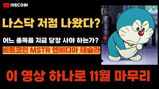 나스닥 저점 나왔다 어느 종목을 지금 당장 사야 하는가비트코인 MSTR 엔비디아 테슬라 [upl. by Dranel462]