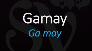 How to Pronounce Gamay Best French Wine Pronunciation [upl. by Enomad]