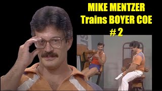 MIKE MENTZER TRAINS BOYER COE  2 COMPLETE WORKOUT mikementzer gym motivation training [upl. by Grevera]