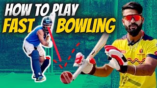 How to Play FAST BOWLING in Cricket  5 LIFE Changing TIPS by IPL Coach🔥🔥 How to Play PACE Bowling✅ [upl. by Horowitz]