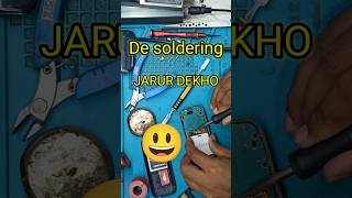 Soldering Kaise Karte Hain  🎁 repair viralvideo ytshorts mobilerepairsolution [upl. by Keemahs]