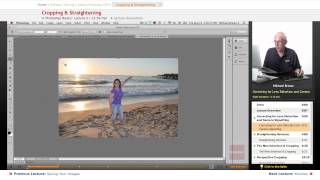 quotCropping amp Straighteningquot  Adobe Photoshop CS6 with Educatorcom [upl. by Adnuahs680]