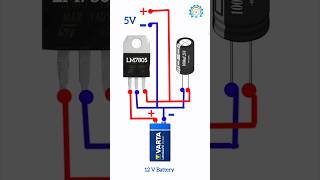 12V to 5V Converter LM7805 Mosfet Project  12V to 5V Connection Circuit Converter Shorts Video [upl. by Kissel]