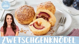 Zwetschgenknödel  Süße Knödel mit saftiger Zwetschgenfüllung 😋 wie von Oma  Einfach Backen [upl. by Andriana]