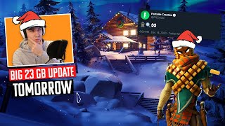 BIG 23GB Fortnite Update  Winterfest Fashionshow amp more [upl. by Patrizio]