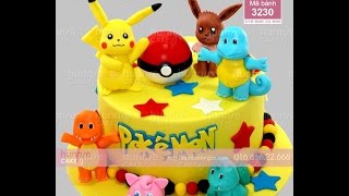 Bánh gato sinh nhật đẹp chủ đề Pokemon  Pikachu  Pokemon GO [upl. by Rosemary]