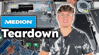 Medion Akoya Laptop Teardown  SSD RAM Lüfter Mainboard tauschen uvm [upl. by Ojimmas]