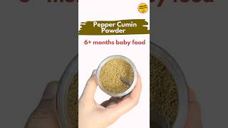 Pepper Cumin Powder for 6 months babies  Baby food recipes babyrecipes babyfood trending [upl. by Yborian240]