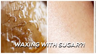 HOW TO ACTUALLY APPLY SUGAR WAX LIKE A PRO  Everything You Need to Know About Sugaring 101 [upl. by Ahsinnod]