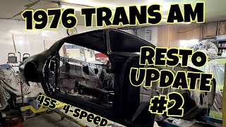 Restoring My 1976 Pontiac Trans Am 455 4Speed VIDEO  2 [upl. by Thorma]