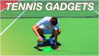 I Tested Every Tennis Gadget  Topspin Pro Radar Wrist Trainer and much more… [upl. by Schoening305]