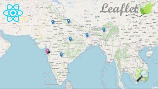 Add Maps to a Reactjs application using Leafletjs and OpenStreetMap [upl. by Anoyet]