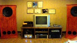 AUDIO NIRVANA 15 ALNICO 136 CU FT BASS REFLEX CABINET VIDEO TEST8 [upl. by Arocal162]