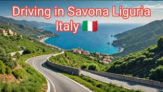 Driving in Liguria regione of Italy 🇮🇹Best road tour in Italy [upl. by Caddric308]