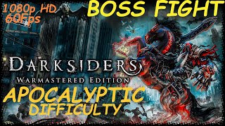 Darksiders Warmastered Edition  Apocalyptic difficulty  Straga Boss Fight 1 [upl. by Fannie]