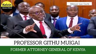 quotWhat then does she deputizequot Githu Muigai defends the move of Deputy CJ appointing 3 judges [upl. by Hirasuna]