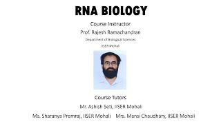 Introduction to RNA Biology and RNA WorldEvidences [upl. by Elahcar]