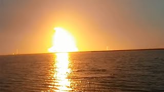 Antares Rocket Orb3 explodes Wallops Island VA [upl. by Enid774]