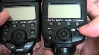 Canon Speedlites Overview 430EX  580EX  580EX II [upl. by Annanhoj]