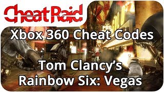 Tom Clancys Rainbow Six Vegas Cheat Codes  Xbox 360 [upl. by Hyrup900]