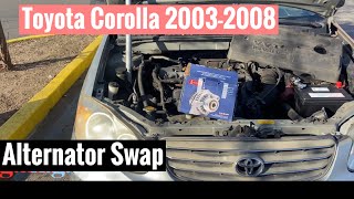 20032008 Toyota Corolla Alternator Swap [upl. by Verity]