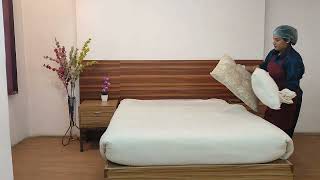 Prajita Dhakal House Keeping Room Atandent Cleaning BedMaking Demo Romania [upl. by Rafferty]