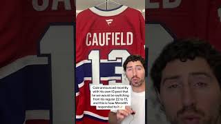 Meredith Gaudreau shares heartfelt message for Cole Caufield after he changes number to 13 ❤️ [upl. by Nilhsa]