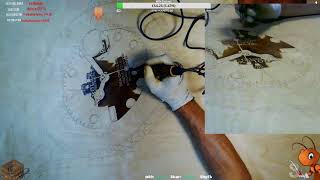 Pyrography amp Leather Craft withTermitaWorks Live Art Channel Traditional Art Stream Live Stream [upl. by Haliek]