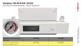 Vitodens 100 B1HAB1KA 0b fault [upl. by Kcin]