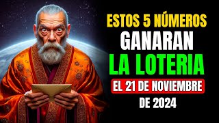 5 Números de la Suerte que Saldrán en la Lotería este 21 de Noviembre  Enseñanzas Budistaas [upl. by Lechar]