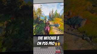 PS5 Pro running The Witcher 3 Wild Hunt in Performance mode  MSI MAG 321UP QDOLED monitor [upl. by Neelyt]