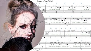 Lana Del Rey — Season of the Witch Piano Sheet Music [upl. by Eiramlehcar]