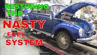 How To Fix When old gas turns to Glue VW Bug Parked 30 Years [upl. by Paterson335]