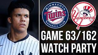 YANKEES VS TWINS WATCH PARTY  6524 [upl. by Merrel]