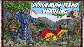 Pendragon TTRPG  Game Sandwich Unboxing [upl. by Rayner]