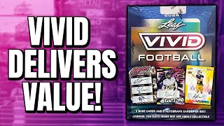 INSANELY STACKED AUTO CHECKLIST  2024 Leaf Vivid Football Two Box Review [upl. by Samira]