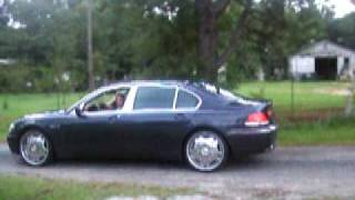 BMW 760LI on 22quot Floating Wheels [upl. by Oliana]