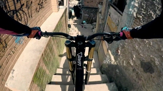 Steep Urban Mountain Biking Down a Rio Favela  Filip Polcs POV [upl. by Sianna]