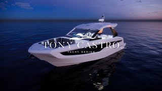 TONY CASTRO YACHT DESIGN  GALEON 325 GTO Design Process [upl. by Nairda]