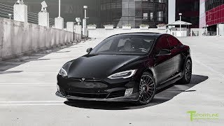 Tesla Model S P100D gets Fully Customized Exterior amp Interior  Project Malibu [upl. by Oglesby]