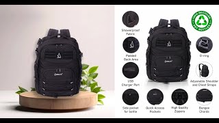 Pack Smart with Aerolite The Ultimate 45x36x20cm easyJet MAX Backpack  EcoFriendly amp Stylish [upl. by Ttenyl]