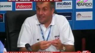 Zeljko Obradovic  Konferencija za stampu posle debakla i poraza od Francuza EP 2005 [upl. by Sami]