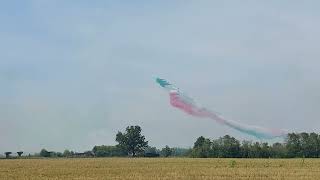 Frecce Tricolori a Piacenza 4K [upl. by Aynuat]