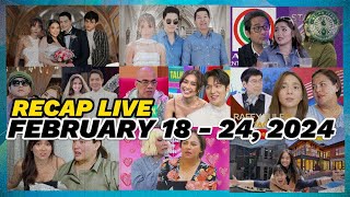 FEB 18  24 2024🔴RECAP LIVE🔴KATHNIEL BREAKUP 🔴KARLA ESTRADA ALDEN RICHARDS ANDREA BRILLANTES [upl. by Ortensia]