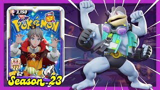 Winning Battle With Machamp  Road to Masters  Pokemon Unite Gameplay Season 23 [upl. by Schram]